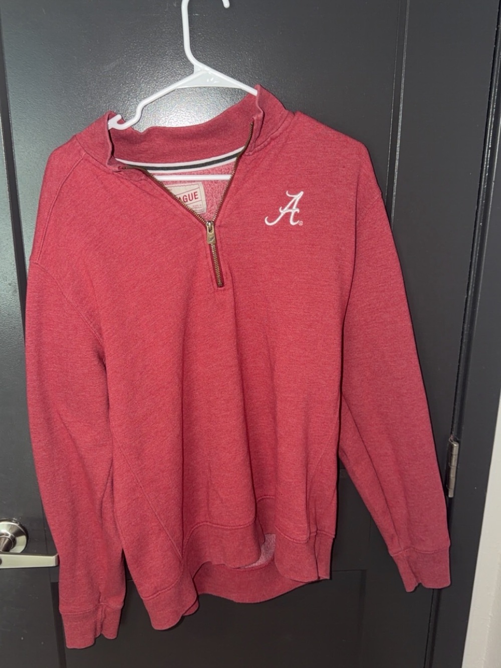 Alabama Crimson Quarter-Zip Pullover